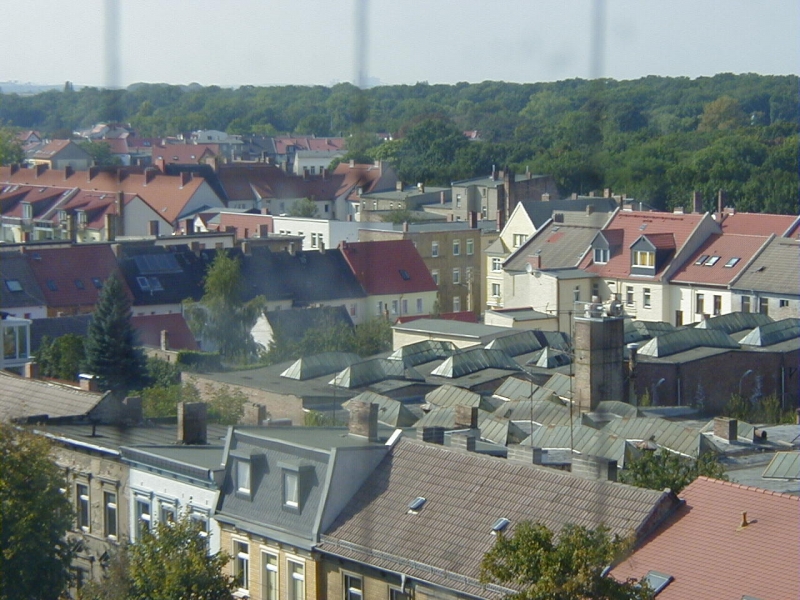 Blick vom Wasserturm-Richtung Friedenspark